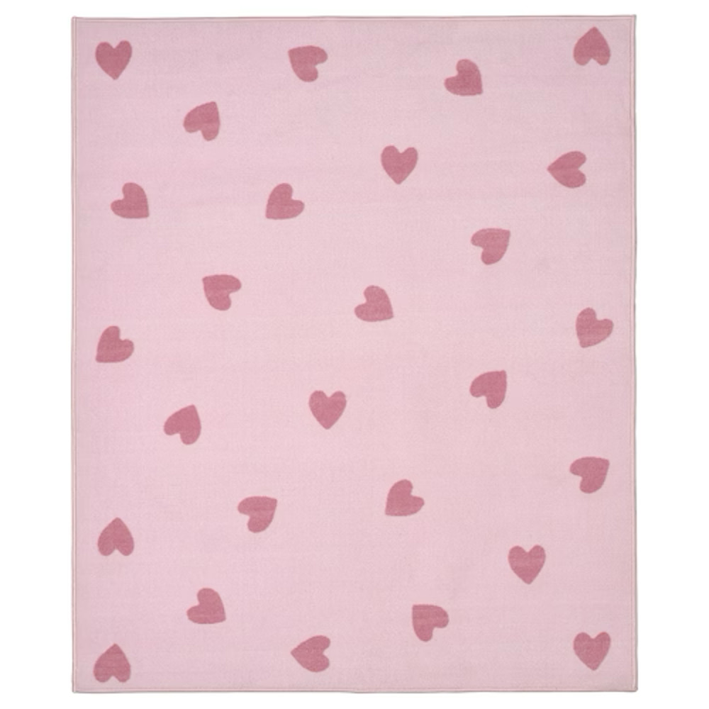 IKEA BARNDRÖM BARNDROM Rug, Pink, 4'4"x5'3" (805.482.08) NEW